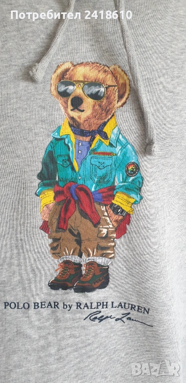 POLO Ralph Lauren Bear Hoodie Mens Size L НОВО! ОРИГИНАЛ! Мъжки Суичър!, снимка 1