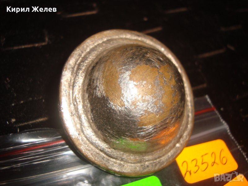 СТАРИННА МЕДНА ПОСРЕБРЕНА АПЛИКАЦИЯ ОБКОВ УКРАСА за ПОРТИК или ДРУГО ВЪЗРАЖДАНЕ РЯДКОСТ 23526, снимка 1