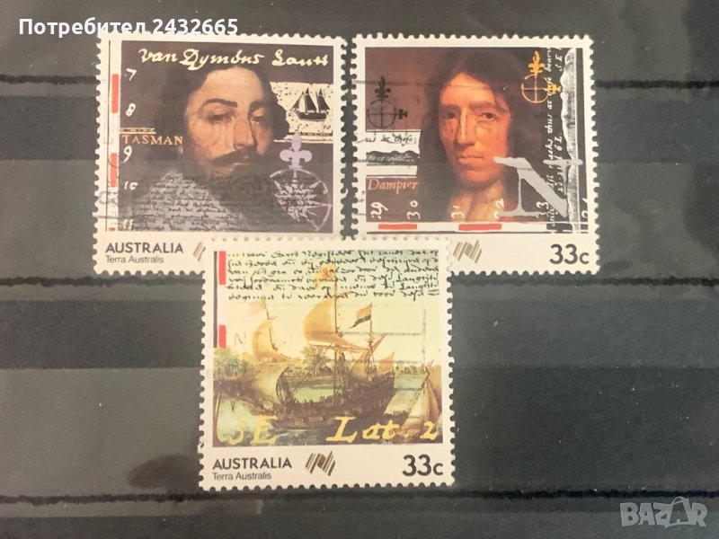 1513. Австралия 1985 = “ История.   200 год. от колонизацията на Австралия.” , снимка 1