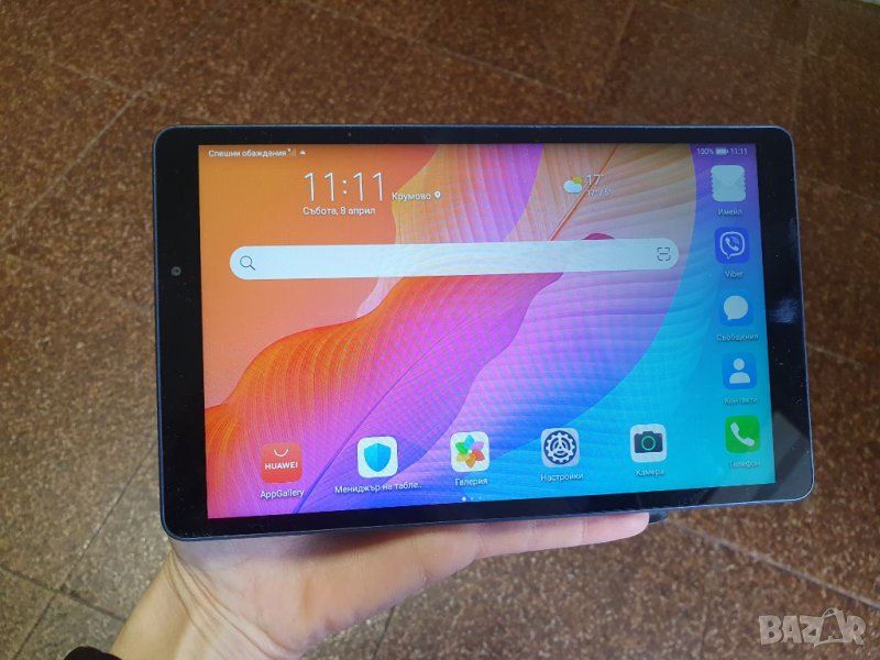 8" таблет Huawei Mediapad T8 Работи бързо. В много добро състояние. 8 ядрен. , снимка 1