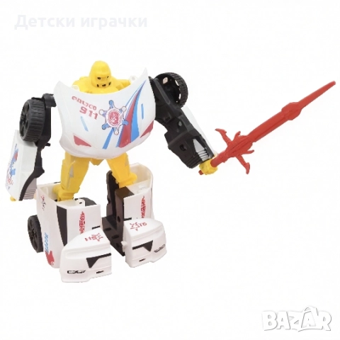 Трансформер робот полицейска кола, 3 цвята, снимка 5 - Други - 52716391