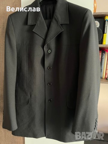 Черен костюм 2 части размер 48 номер