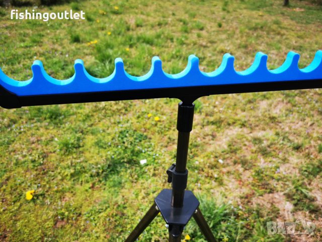 Голям трипод(стойка) за фидер риболов,аларма и др. До 130см височина !, снимка 9 - Такъми - 40343535