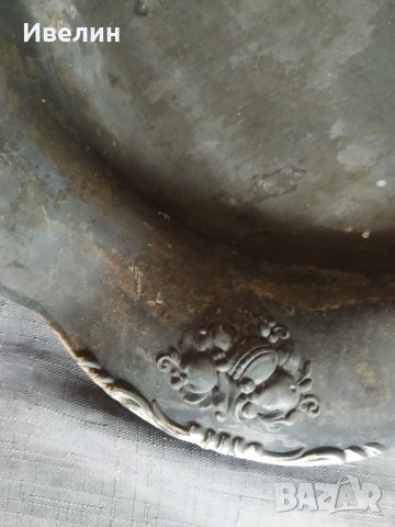 метална чиния,поднос арт деко, снимка 2 - Антикварни и старинни предмети - 29234638