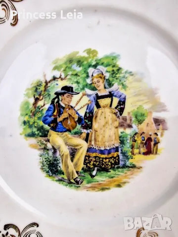 Френска порцеланова чиния , снимка 3 - Колекции - 48818330