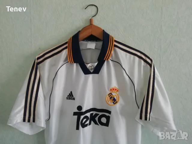 Real Madrid Adidas 1998/1999/2000 оригинална тениска фланелка Реал Мадрид , снимка 4 - Тениски - 50042886