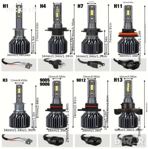 Led автомобилни крушки, снимка 2 - Аксесоари и консумативи - 52446731