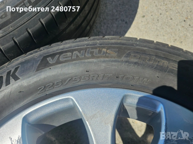 Алуминиеви оригинални джанти за Мерцедес 17 цола, снимка 13 - Гуми и джанти - 54245730
