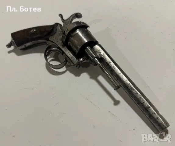Голям стар револевер, снимка 4 - Антикварни и старинни предмети - 56204224
