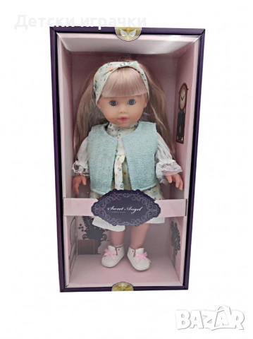 Кукла 36см с дрешки с флорални мотиви, снимка 2 - Кукли - 52657832