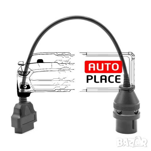 Кабел / Преходник / Адаптер за Mercedes 38 Pin 38 Пин Delphi Autocom, снимка 5 - Аксесоари и консумативи - 53972850