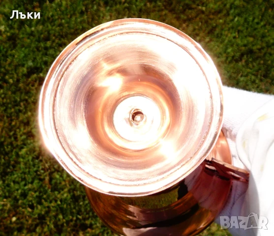 Медна чаша за вино 300 мл.,чиста червена мед , снимка 5 - Антикварни и старинни предмети - 51265910