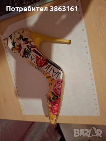 Атрактивни обувки с висок ток, снимка 3 - Дамски обувки на ток - 52180664