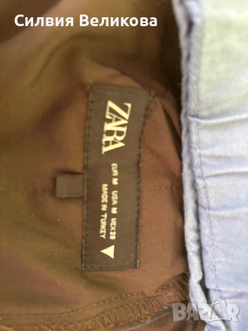 Дамски панталони ZARA, снимка 3 - Панталони - 52434597