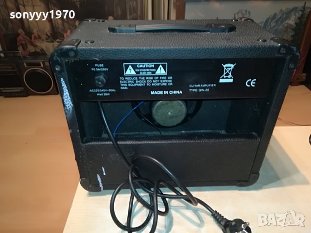 MC CRYPT GW-25 GUITAR AMPLIFIER-ВНОС GERMANY 1302231715L, снимка 13 - Ресийвъри, усилватели, смесителни пултове - 39662181