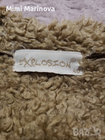 Единствена бройка ! Палто набук + вълна, снимка 3 - Палта, манта - 38562308