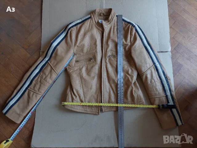 Дамско кожено яке естествена кожа Freeheron Vera Pelle, снимка 5 - Якета - 48325655