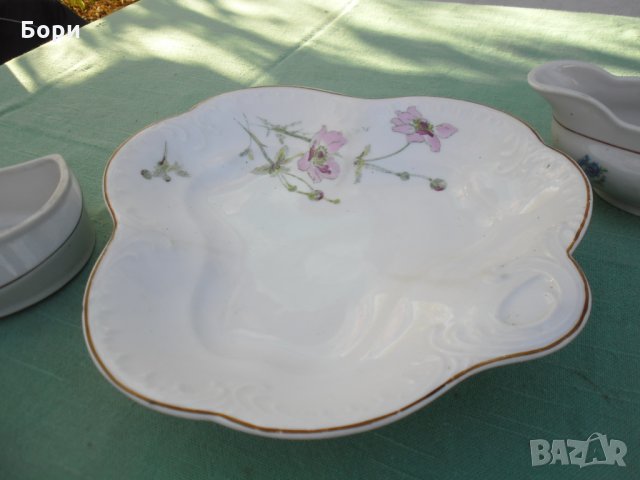 Стар български порцелан, снимка 3 - Чинии - 34884219
