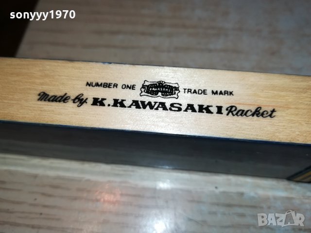 KAWASAKI-MADE BY K.KАWASAKI RACKET-SWISS 0512211257, снимка 8 - Колекции - 35034980