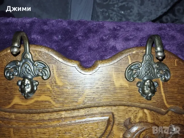 масивна дъбова закачалка, снимка 14 - Антикварни и старинни предмети - 48618935