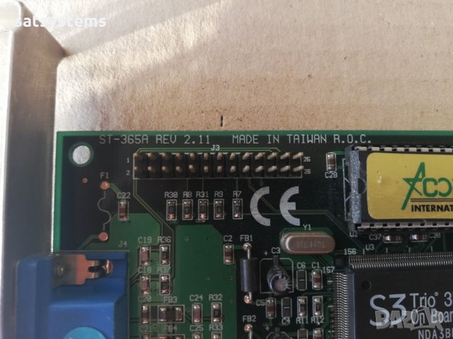 Видео карта Acorp S3 Trio3D ST-365A rev2.11 4MB AGP, снимка 6 - Видеокарти - 33854602