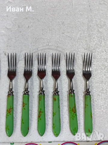 Винтидж комплект от ножове и вилици , снимка 2 - Прибори за хранене, готвене и сервиране - 53020213
