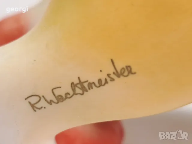 порцеланова фигурка котка арлекин Goebel , снимка 4 - Колекции - 49457867