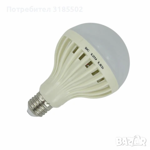 LED крушка 720LM 6400K 12V 12W E27, снимка 4 - Крушки - 51221378