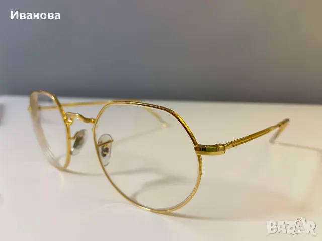 Ray-Ban™ Jack Златна рамка диоптрични очила Рей Бан, снимка 3 - Слънчеви и диоптрични очила - 47995009