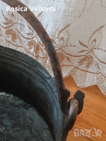 Меден (бъкърен) котел , снимка 4 - Антикварни и старинни предмети - 54149399