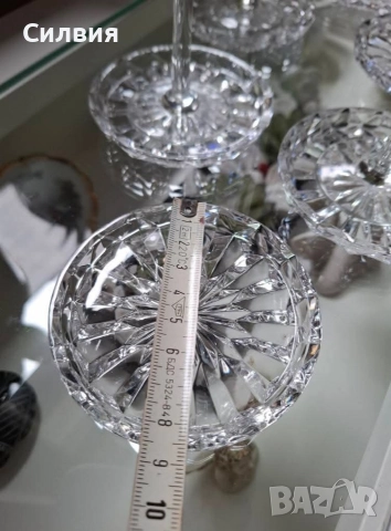 Кристални подложки за чаши , снимка 5 - Чаши - 52789841