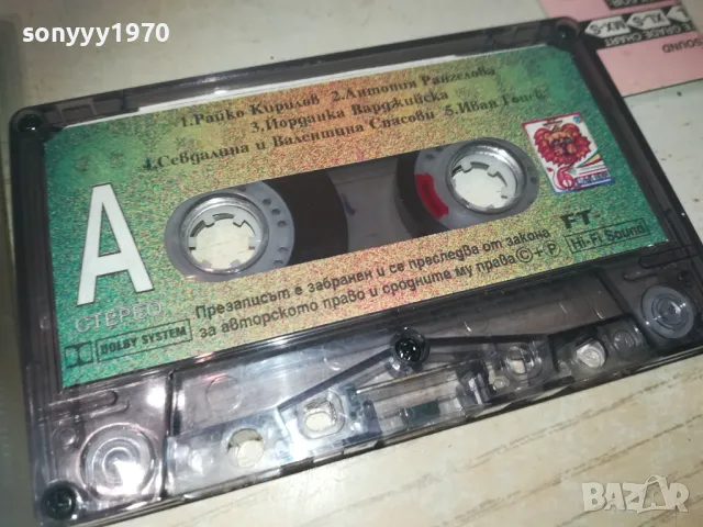 ПИРИН ФОЛК 97-КАСЕТА 0811241850, снимка 6 - Аудио касети - 47895791