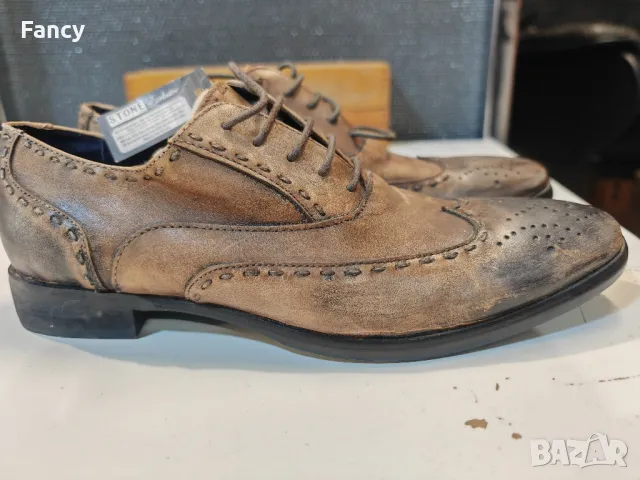 Страхотни обувки Stones exclusive hand made , снимка 2 - Официални обувки - 48118914