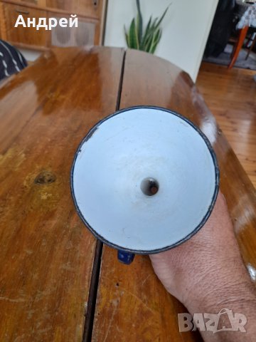 Стара емайлирана фуния #2, снимка 4 - Други ценни предмети - 37086589