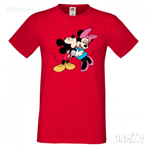 Мъжка тениска Mickey & Minnie Подарък,Изненада,Рожден ден, снимка 8 - Тениски - 36575360
