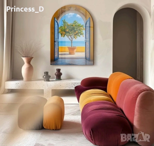 Стъклена картина тип арка, снимка 2 - Картини - 53903135