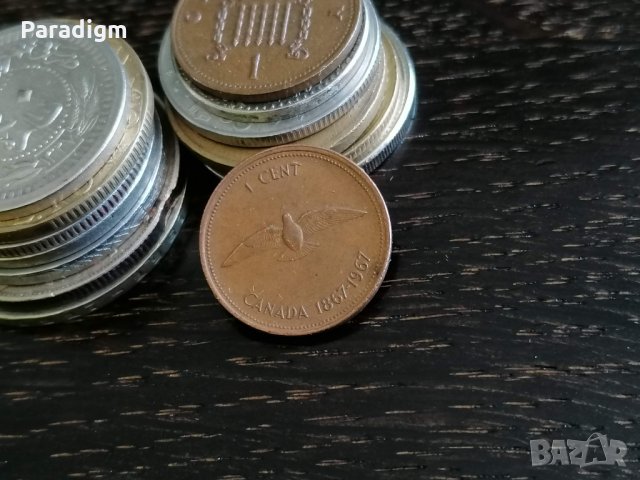 Монета - Канада - 1 цент | 1967г.