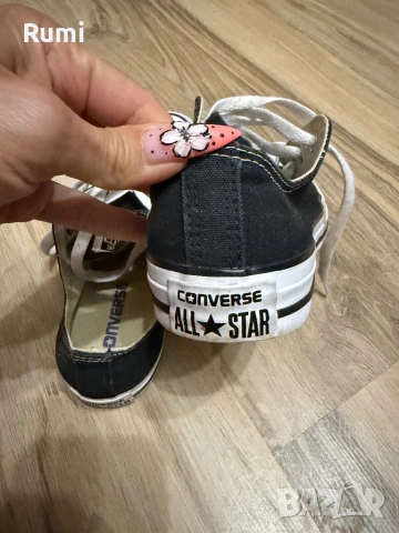 Оригинални черни кецове Converse ! 37 н, снимка 6 - Кецове - 52188287