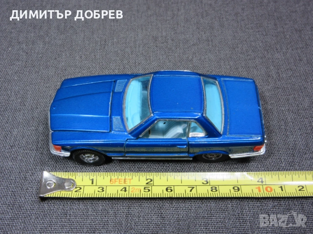 1/43 СТАРА РЕТРО МЕТАЛНА КОЛИЧКА МАЩАБЕН МОДЕЛ MERCEDES-BENZ 350 SL CORGI TOYS, снимка 9 - Колекции - 54119400