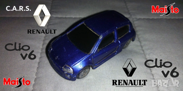 Clio V6 Renault Sport MAISTO Мащаб 1:64 