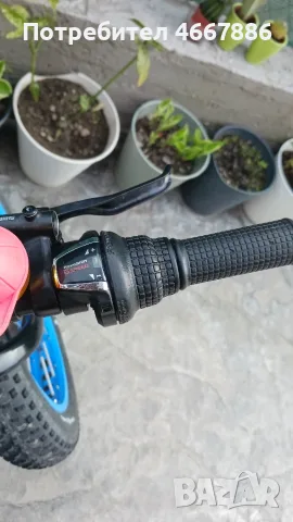 Fat bike колело  с 6 скорости ,24 цола и алуминиева олекотена рамка ., снимка 3 - Велосипеди - 55799251