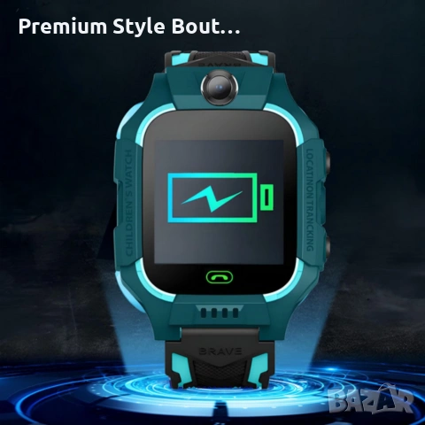 Детски смарт часовник с GPS и SOS бутон , снимка 9 - Дамски - 54138385