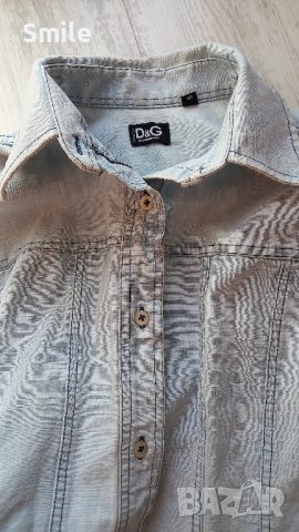 Риза дънкова Dolce&Gabbana / оригинал, снимка 3 - Детски ризи - 42765183