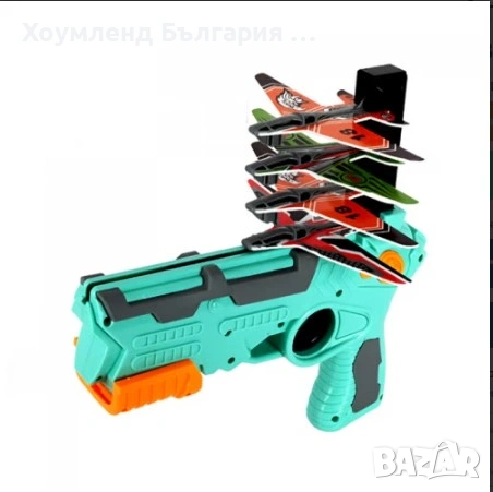 Пистолет изстрелващ 4 самолета, снимка 6 - Влакчета, самолети, хеликоптери - 54331505