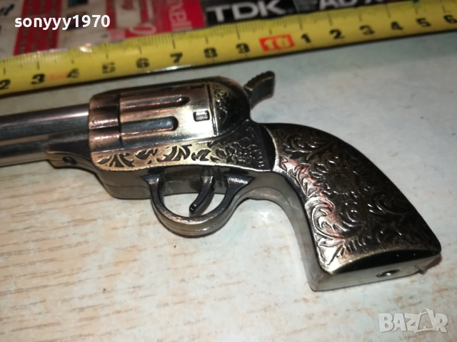 РЕВОЛВЕР-МЕТАЛНА ЗАПАЛКА 3010252015, снимка 4 - Запалки - 52239295