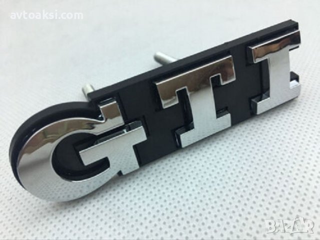 3D метална емблема за предна решетка GTI, снимка 2 - Аксесоари и консумативи - 40757733