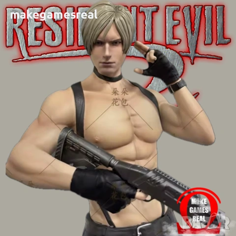 Екшън фигура Resident Evil 2 - Leon S. Kennedy, снимка 6 - Аксесоари - 54240860