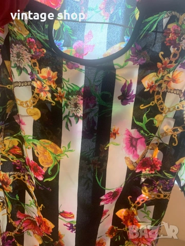 Копринена пъстра рокля Juice Couture, снимка 9 - Рокли - 53900575