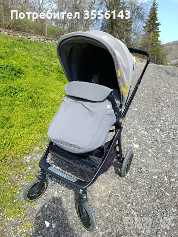 Бебешка количка Chipolino Елит Асфалт , снимка 7 - Детски колички - 54203127