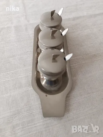 Винтидж комплект за подправки , снимка 3 - Антикварни и старинни предмети - 47685224